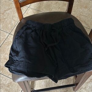 Women's Black Casual Shorts